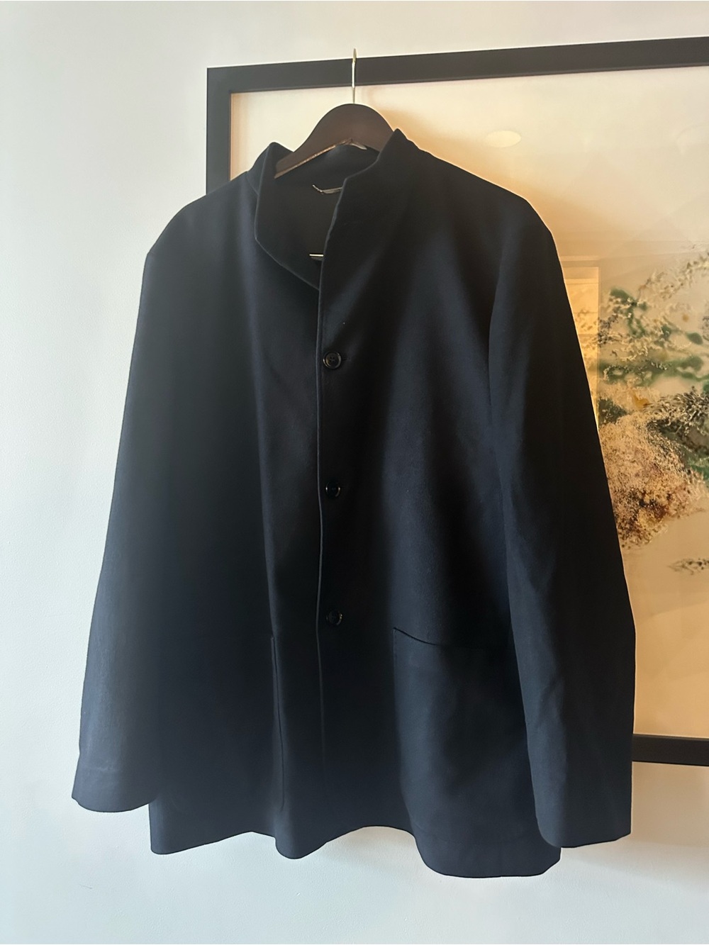 ERMENEGILDO ZEGNA | WOOL-SILK PEACOAT | MADE IN ITALY